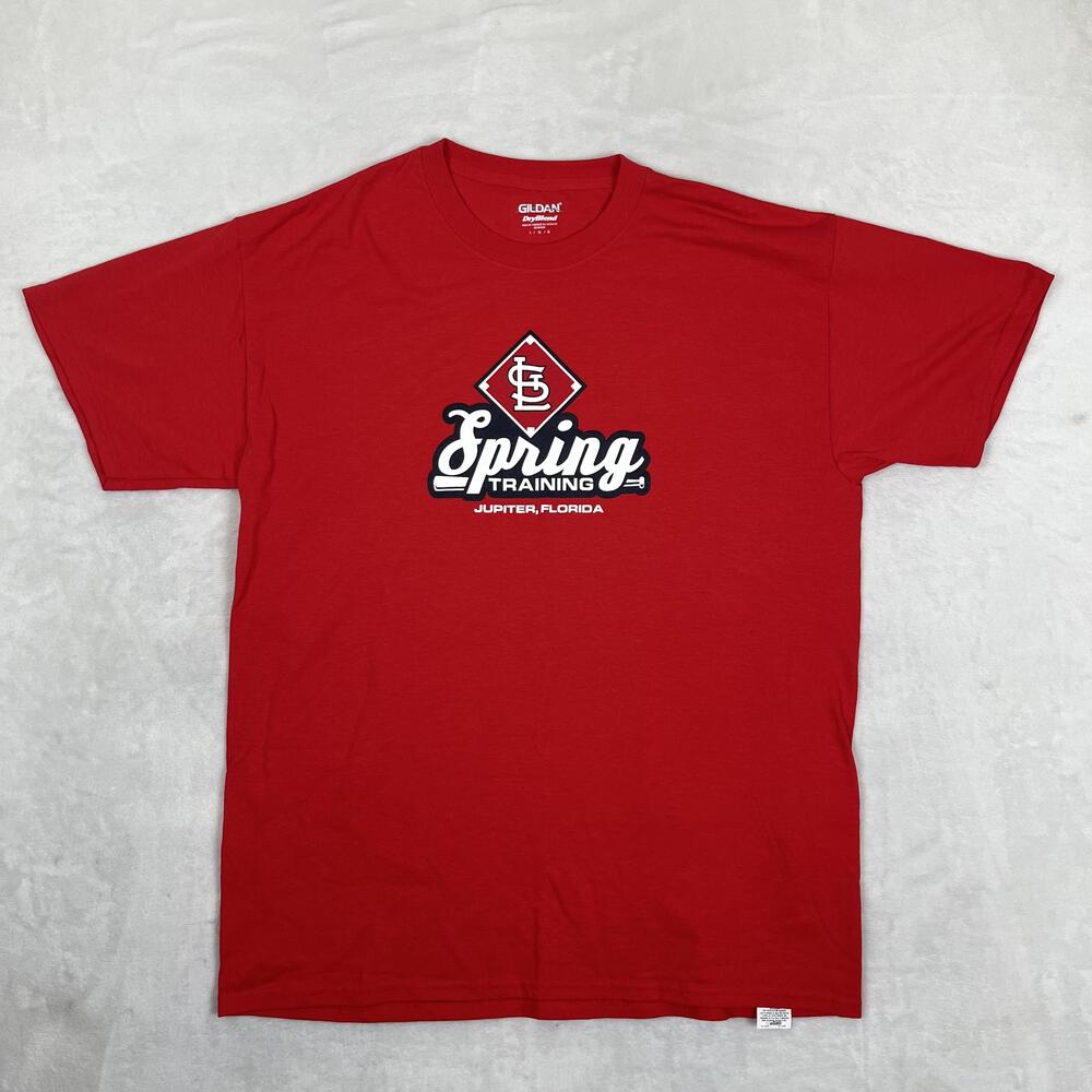 St. Louis Cardinals Spring Training T-Shirt Mens Large Red MLB Baseball
